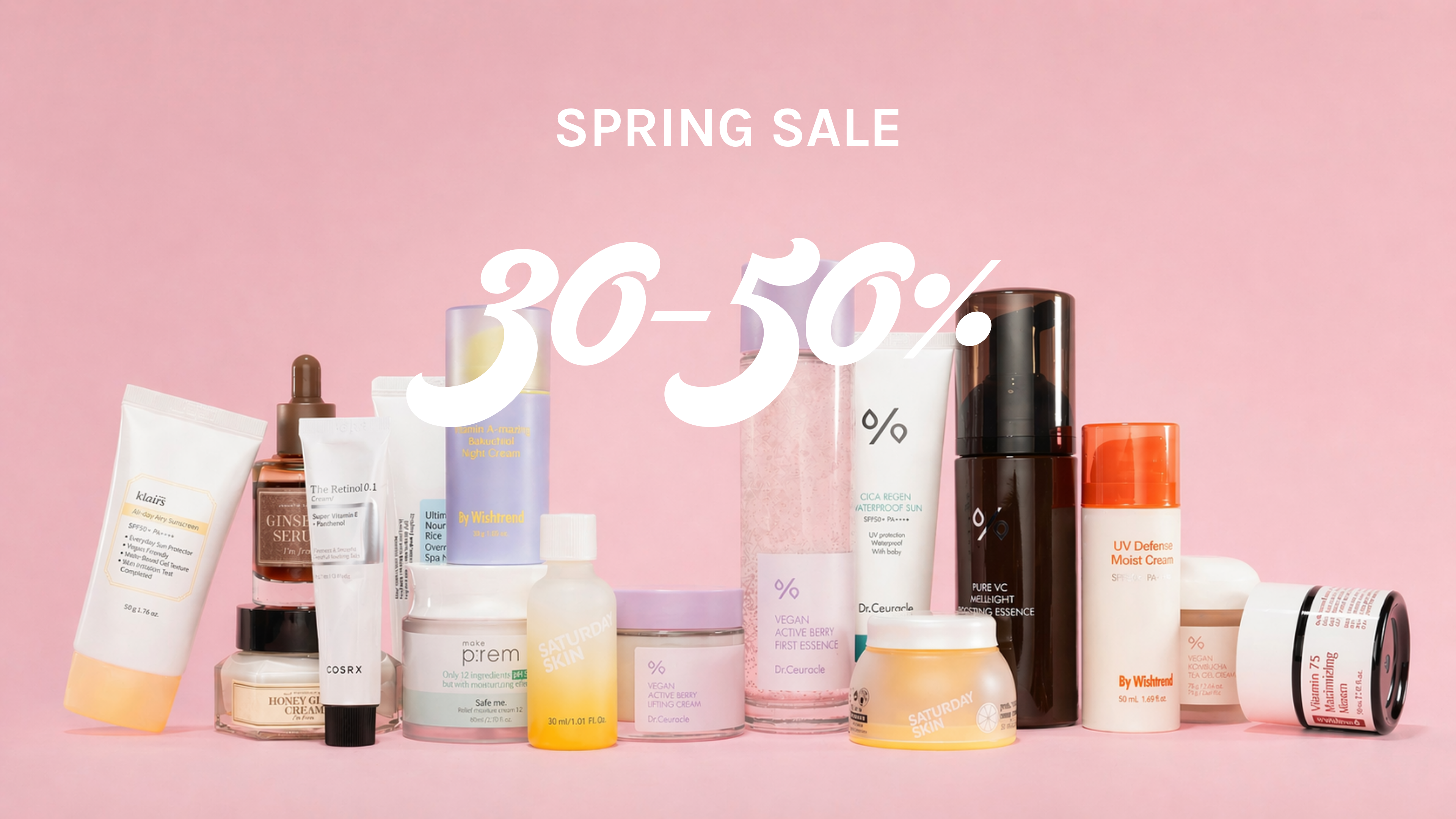 Spring Sale 30-50