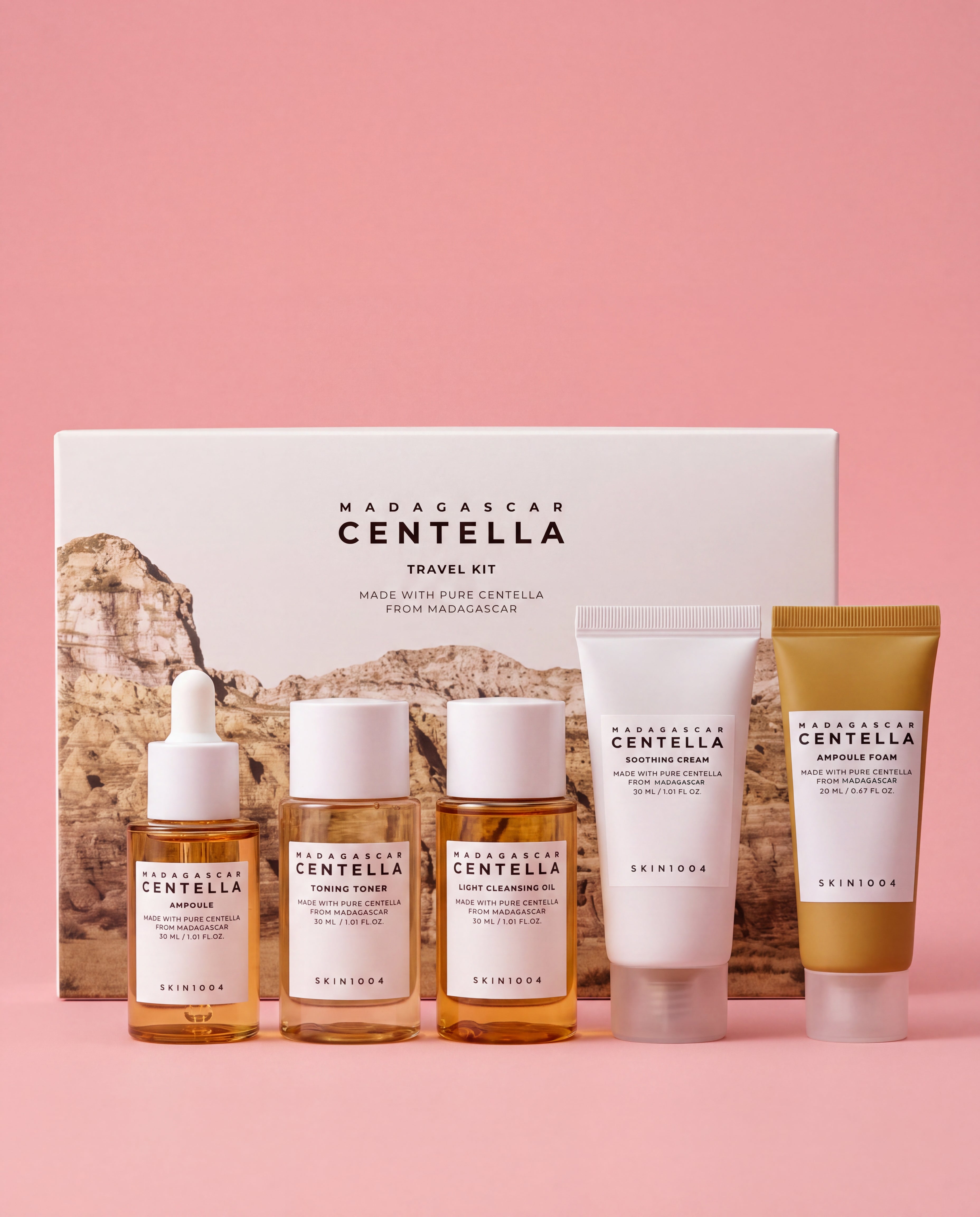 Madagascar Centella Travel Kit