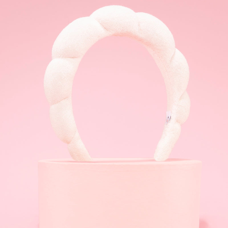 GLOWiD PINK TERRY HEADBAND