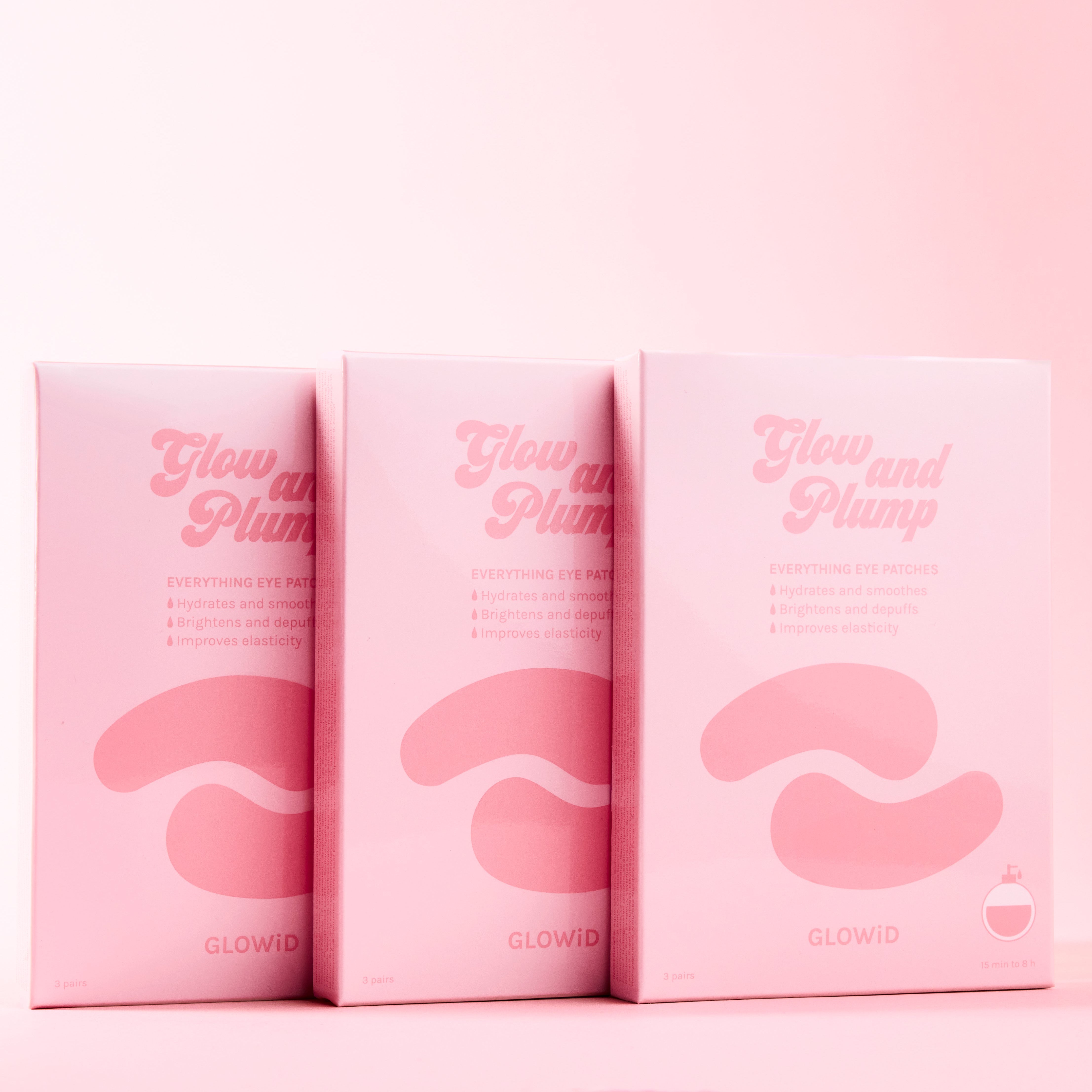Glow and Plump Everything Eye Patches 3-pack