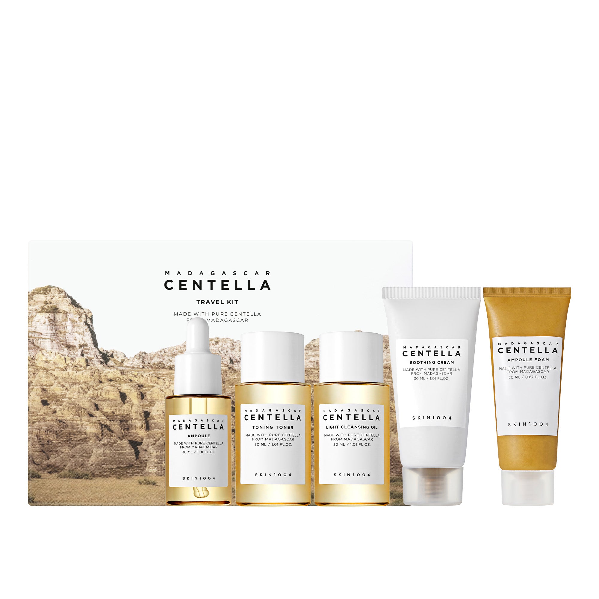 Madagascar Centella Travel Kit