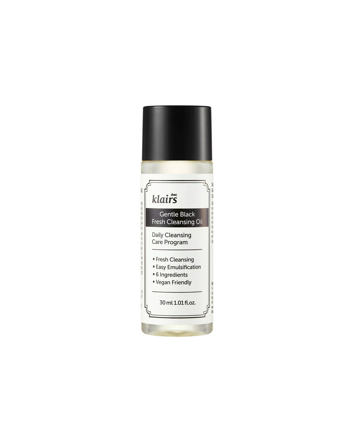 Gentle Black Fresh Cleansing Oil 30ml