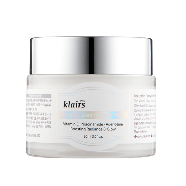 Vitamin E mask freshly juiced
